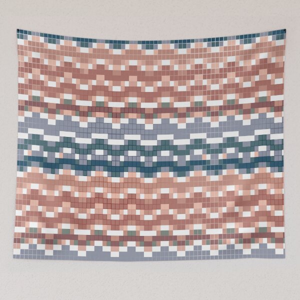 Item preview, Groovy Cubes 70s Pattern designed and sold by Zoo-Moo.