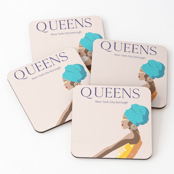 Item preview, Queens new york city poster designed and sold by Arctic frame studio.