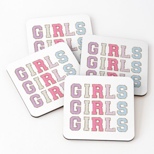 Item preview, GIRLS repetition embroider patch letter  designed and sold by hannahsophia1.