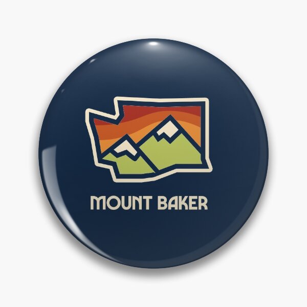 Item preview, Retro Style Mount Baker Music Mountain designed and sold by toutwearapparel.