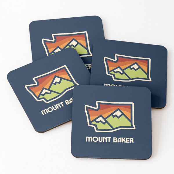 Item preview, Retro Style Mount Baker Music Mountain designed and sold by toutwearapparel.