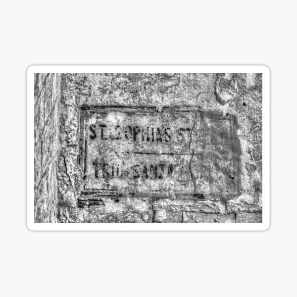 Item preview, Ancient Street Sign Malta  designed and sold by Londonimages.