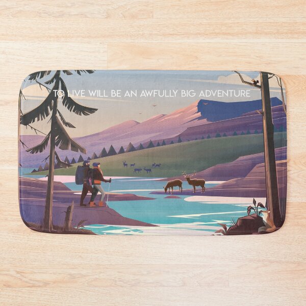 Item preview, Camping Hiking forest poster designed and sold by Arctic frame studio.