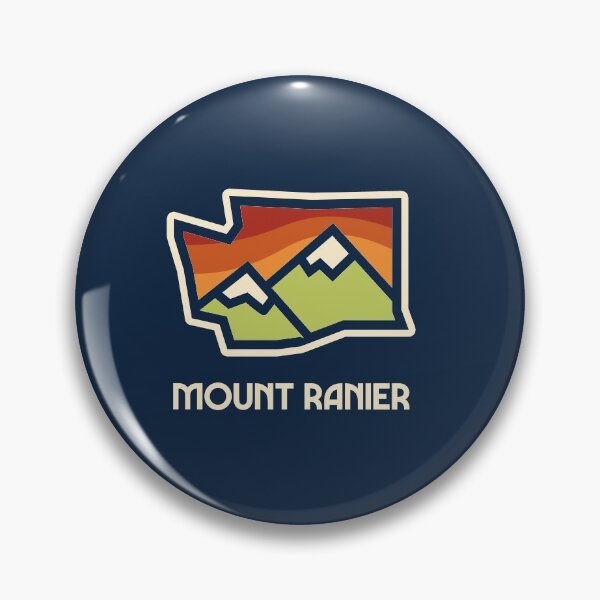 Item preview, Retro Style Mt Ranier Music Mountain designed and sold by toutwearapparel.