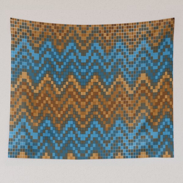 Item preview, Groovy Cubes 70s Pattern   designed and sold by Zoo-Moo.