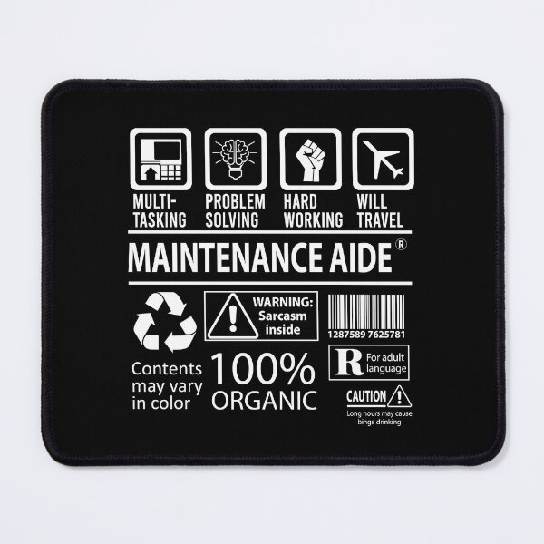 Item preview, Maintenance Aide T Shirt - MultiTasking Certified Job Gift Item Tee designed and sold by killingworthhi.