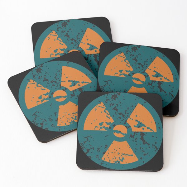 Item preview, Vintage Teal and Orange Radiation Sign Streetwear designed and sold by pallkris.