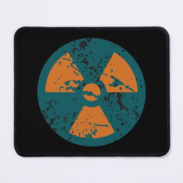 Item preview, Vintage Teal and Orange Radiation Sign Streetwear designed and sold by pallkris.