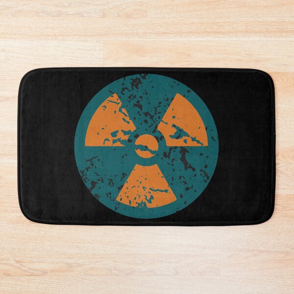 Item preview, Vintage Teal and Orange Radiation Sign Streetwear designed and sold by pallkris.