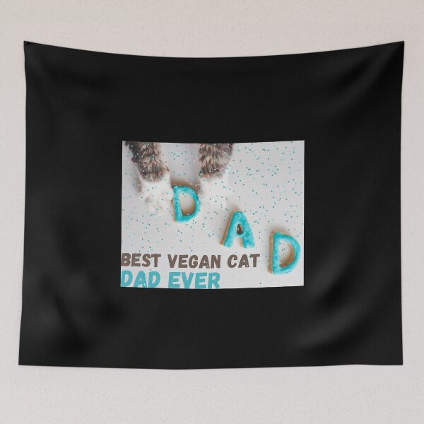 Item preview, Best Vegan Cat Dad Ever designed and sold by laamriya974.