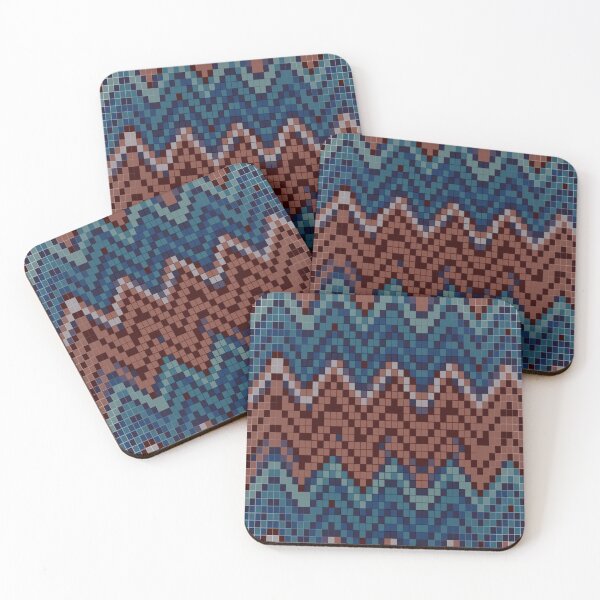 Item preview, Groovy Cubes 70s Pattern   designed and sold by Zoo-Moo.