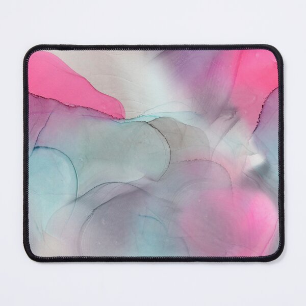 Item preview,  Flowing ink seamless pattern from pale gray to bright pink designed and sold by ANAKOTO.