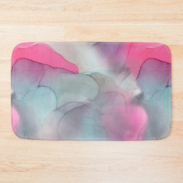 Item preview,  Flowing ink seamless pattern from pale gray to bright pink designed and sold by ANAKOTO.