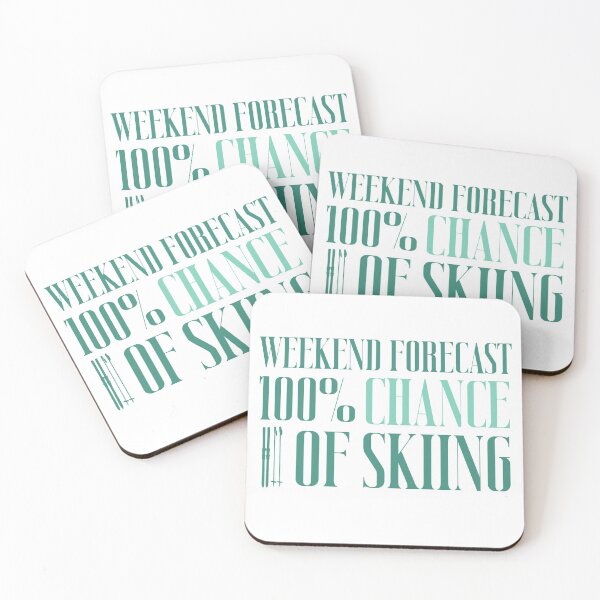 Item preview, Weekend Forecast Chance Of Skiing designed and sold by ErmessThiings.