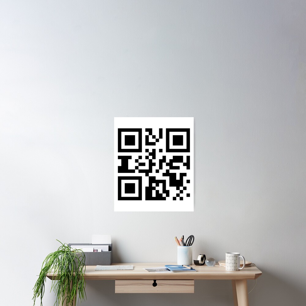 "Send Nudes QR-code" Poster by nightcrawler88 | Redbubble