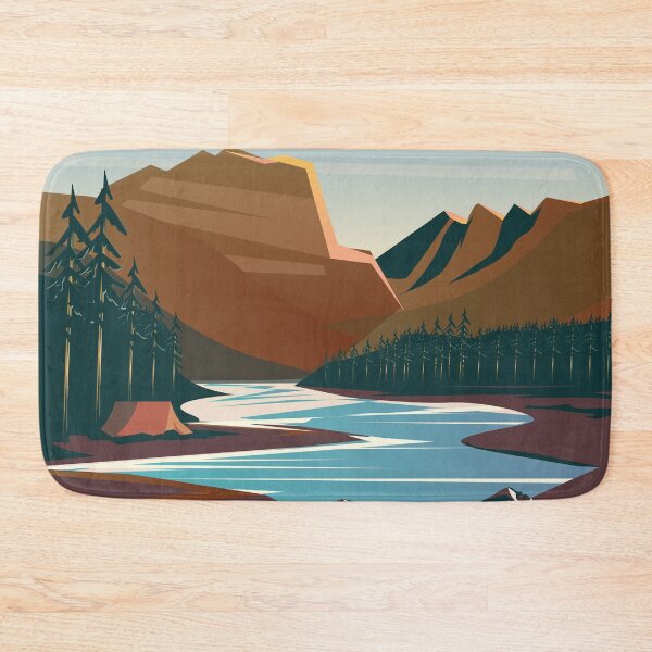 Item preview, Rocky Mountain  travel poster designed and sold by Arctic frame studio.