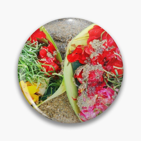 Item preview, Flower offerings on the beach designed and sold by Michael Brewer.