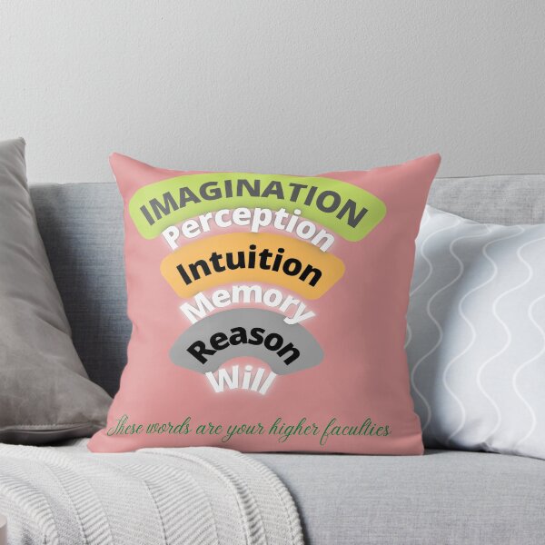 Item preview, Imagination,Perception,Intuition,Memory,Reason,Will These are your Higher Faculties designed and sold by MindsetDesign.