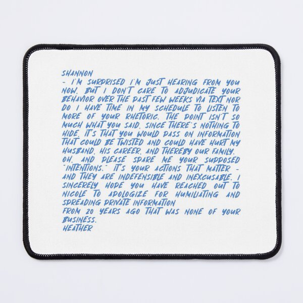 Item preview, The Real Housewives of Orange County Heather Dubrow Shannon Monologue Merch designed and sold by RealHousewives-.