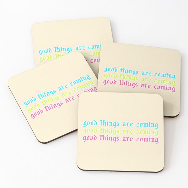 Item preview, Colorful Good Things Are Coming  designed and sold by Creative Brat Design Studio.