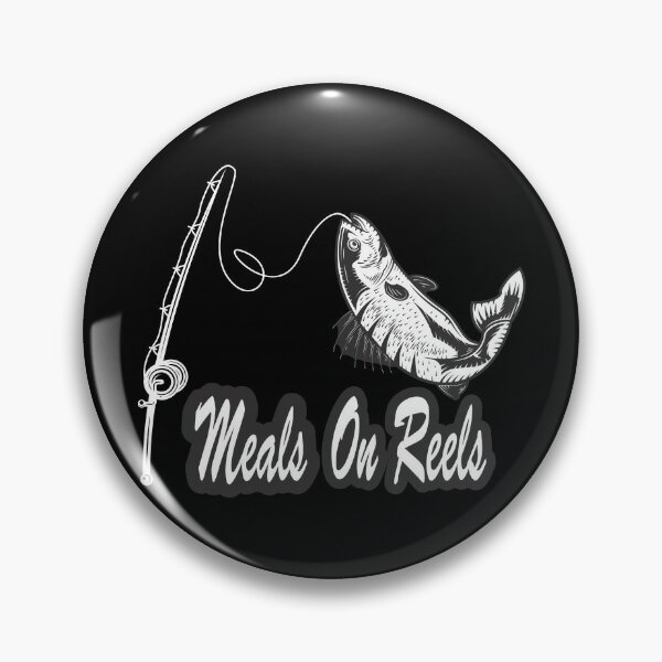 Fishing Reels Pins and Buttons for Sale