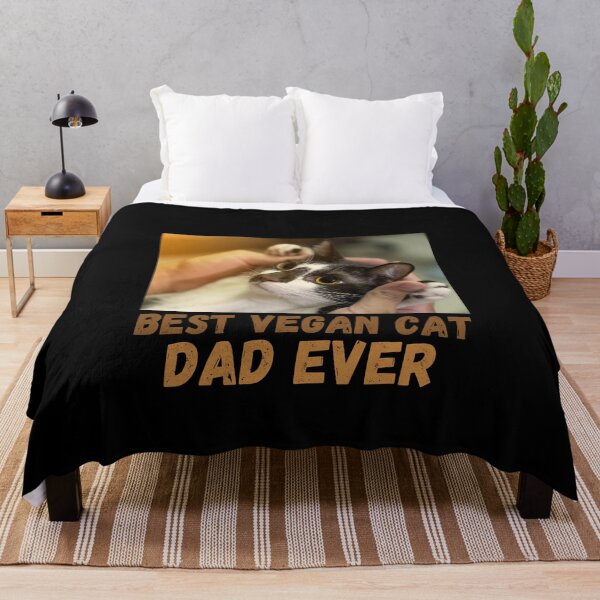 Item preview, Best Vegan Cat Dad Ever designed and sold by laamriya974.
