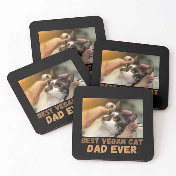 Item preview, Best Vegan Cat Dad Ever designed and sold by laamriya974.