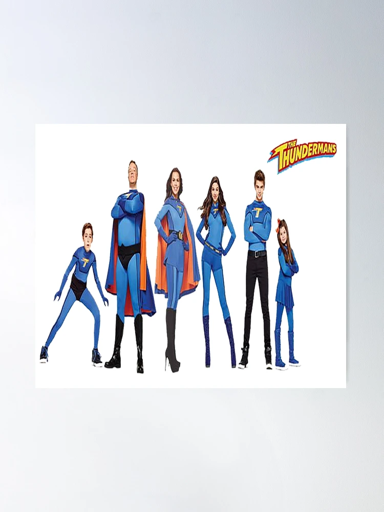 Quadro Poster Os Thundermans Com Moldura Natural