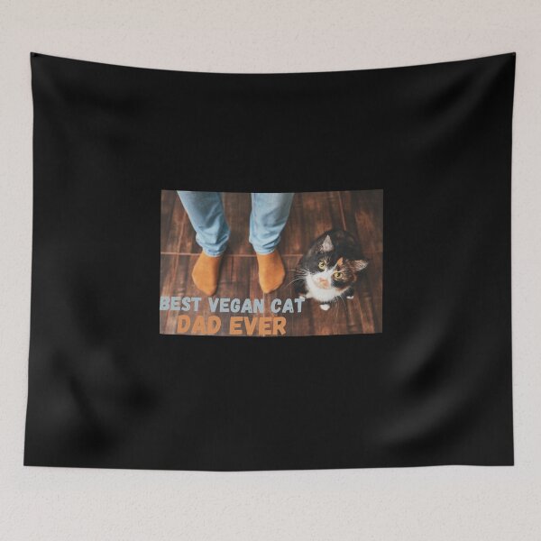 Item preview, Best Vegan Cat Dad Ever designed and sold by laamriya974.