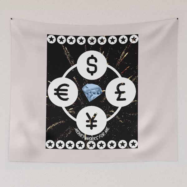 Item preview, Money works for me Affirmation designed and sold by MindsetDesign.