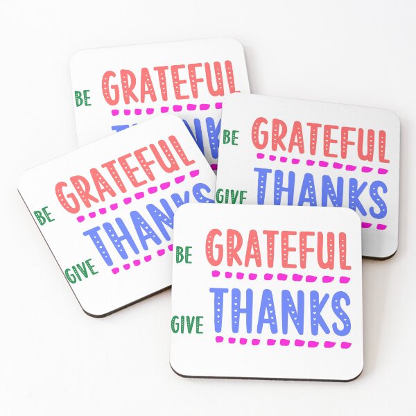 Item preview, Be grateful and give thanks designed and sold by BronikowskiART.