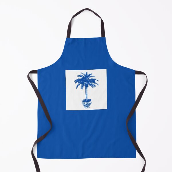 Item preview, Potted Palm Tree, cobalt blue and white designed and sold by Marymarice.