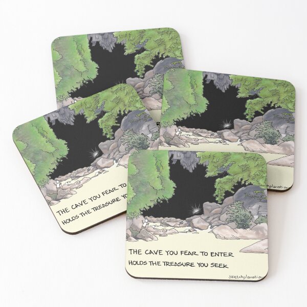 Item preview, The cave you fear to enter designed and sold by Sketchplanations.