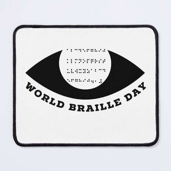 Item preview, World Braille Day January 4th For Blind Men and Women designed and sold by Baboki.