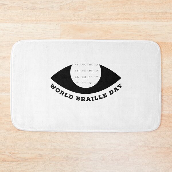 Item preview, World Braille Day January 4th For Blind Men and Women designed and sold by Baboki.