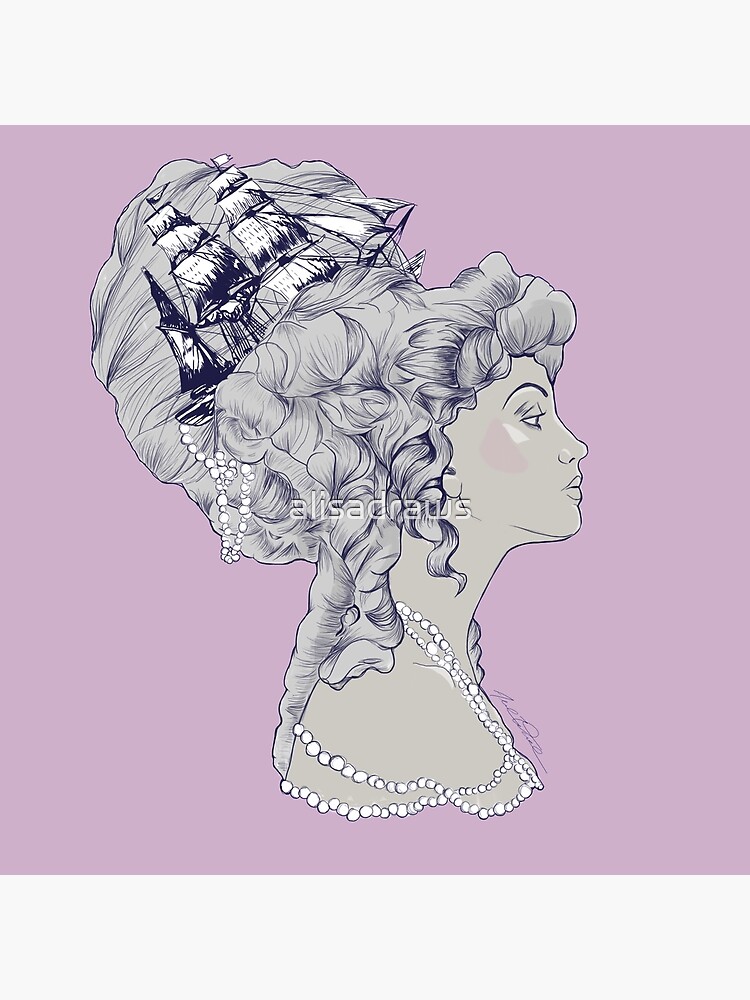 marie antoinette ship wig