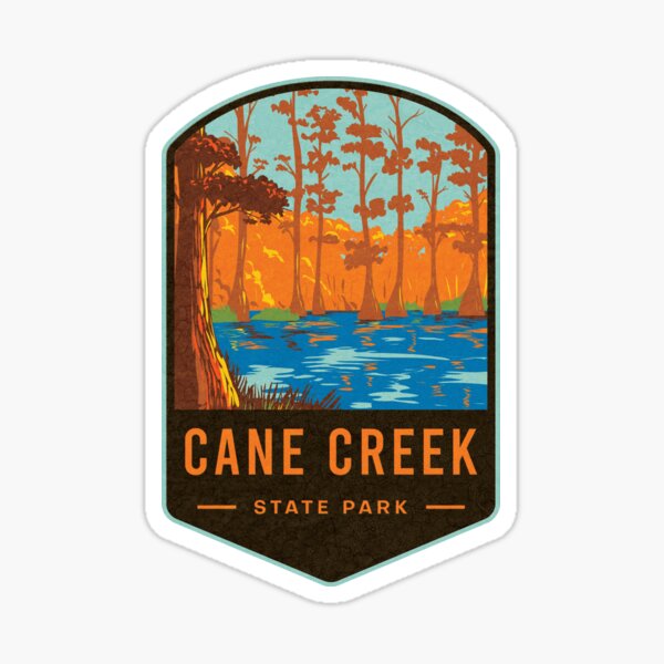 "Cane Creek State Park" Sticker for Sale by JordanHolmes Redbubble