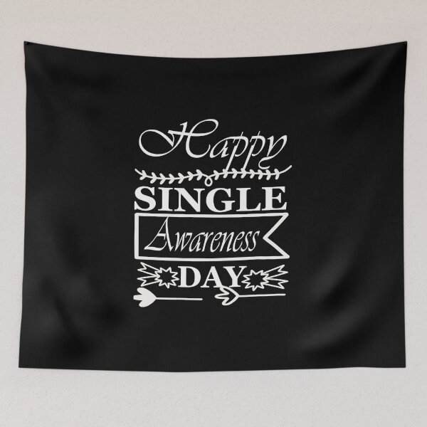 Item preview, Happy single awareness day designed and sold by pnkpopcorn.
