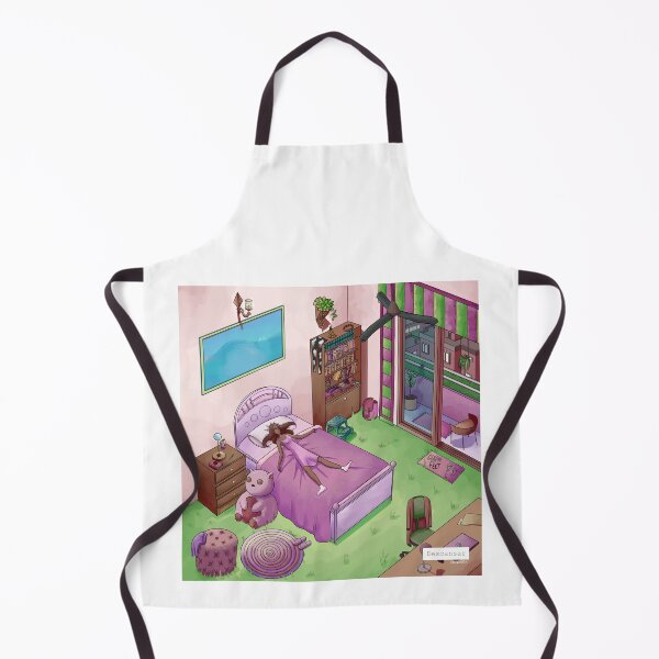 Item preview, Girl resting in pink room designed and sold by croscreates.
