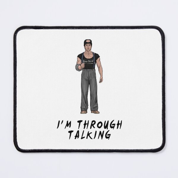 Item preview, I'm Through Talking 1987 designed and sold by Preserved Dragons.