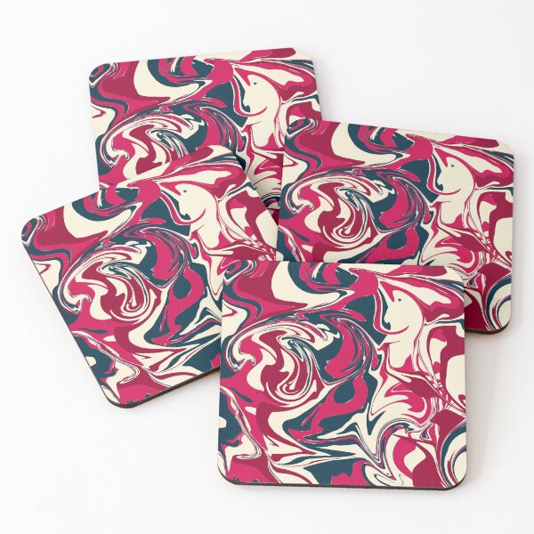 Item preview, Abstract Marble Pattern. Red, Black, Beige Retro Marble  designed and sold by silviaol.