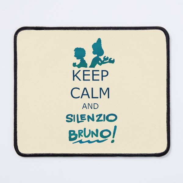 Item preview, Keep Calm and Silenzio Bruno - Luca Cartoon Inspirational Quote designed and sold by Smagnaferous.