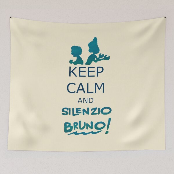 Item preview, Keep Calm and Silenzio Bruno - Luca Cartoon Inspirational Quote designed and sold by Smagnaferous.