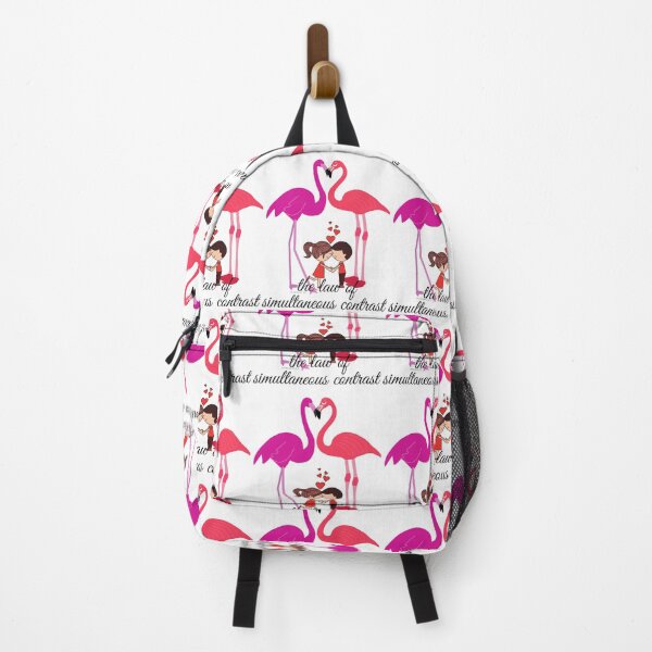Item preview, Funny Contrast Flamingoes in love designed and sold by Hinny8.
