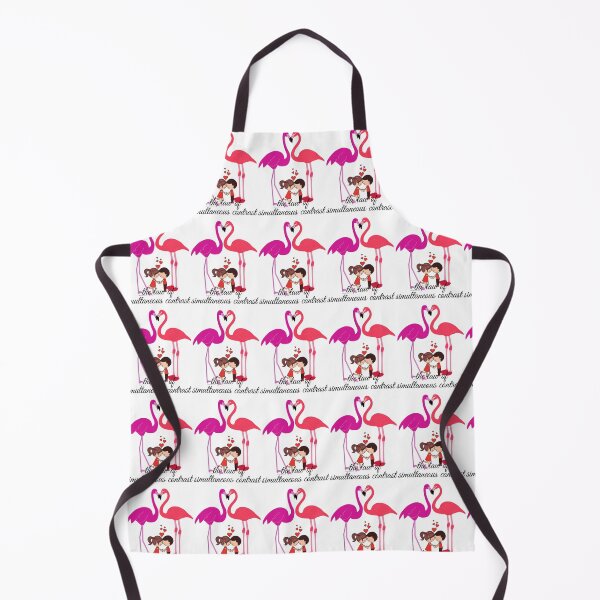 Item preview, Funny Contrast Flamingoes in love designed and sold by Hinny8.