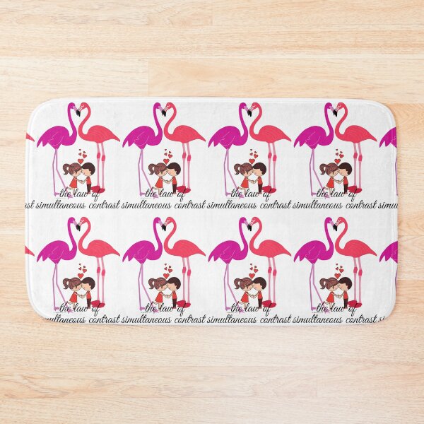 Item preview, Funny Contrast Flamingoes in love designed and sold by Hinny8.
