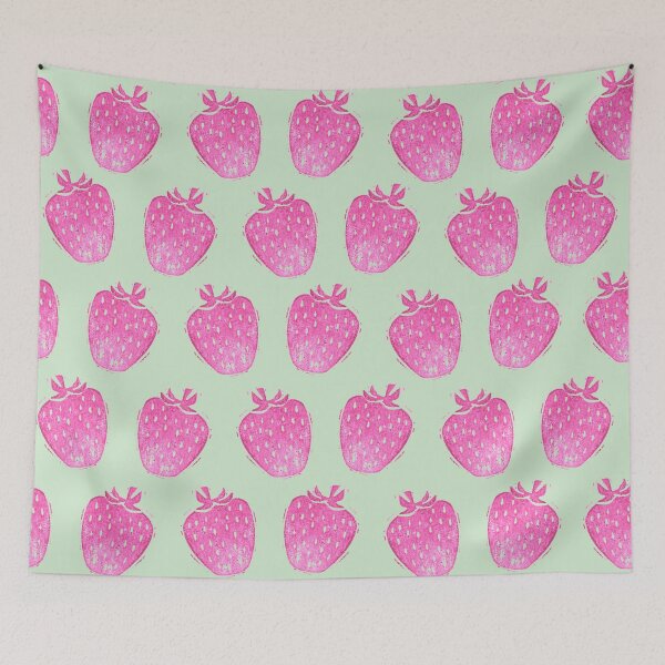 Item preview, pink strawberries designed and sold by Soramame.