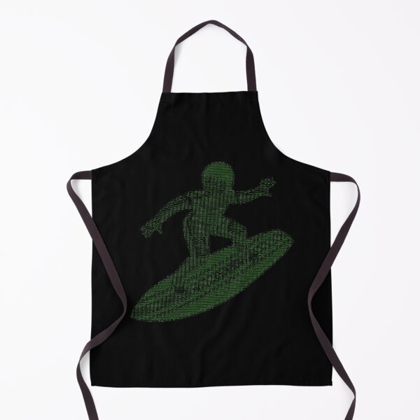 Item preview, surfer emoji Ascii Art designed and sold by CodingStore ★★★★★.