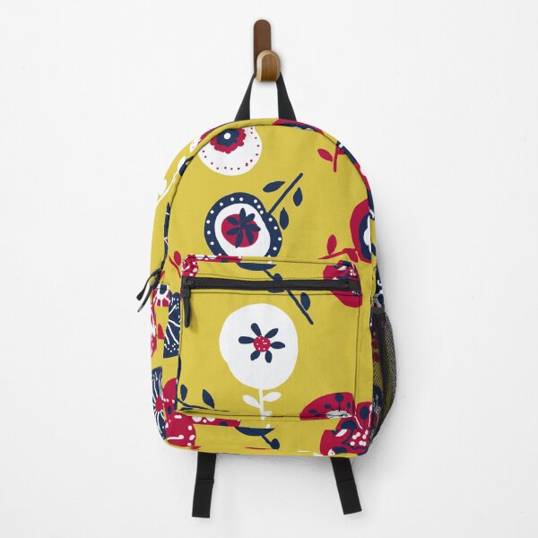 Item preview, Abstract Traditional Scandinavian Folk Floral Pattern designed and sold by Deutschic.
