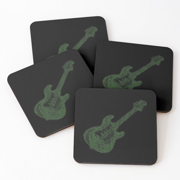 Item preview, Guitar emoji Ascii Art designed and sold by CodingStore  ★★★★★.